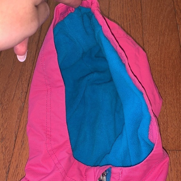 Hanna Andersson Pink and Blue Retro Style Winter Snow Jacket Size 80 (18-24M) - Picture 5 of 12